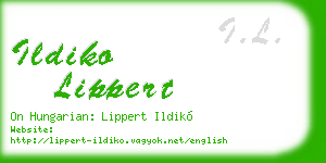 ildiko lippert business card
